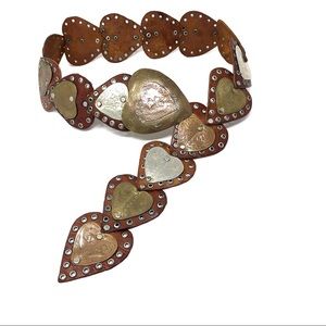 VTG 70s Genuine Moroccan Boho Hand-Tooled Belt